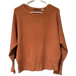 Tahari Burnt Orange Batwing Top Size XL